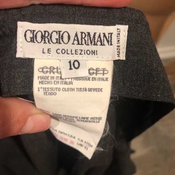 🚫SOLD Giorgio Armani le collezioni slack size 10 - Picture 6 of 6